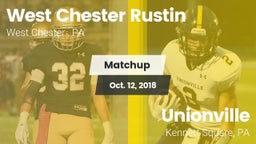 Matchup: West Chester Rustin  vs. Unionville  2018