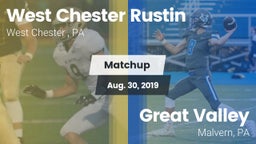 Matchup: West Chester Rustin  vs. Great Valley  2019