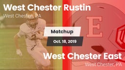 Matchup: West Chester Rustin  vs. West Chester East  2019