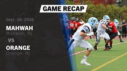 Recap: Mahwah  vs. Orange  2016