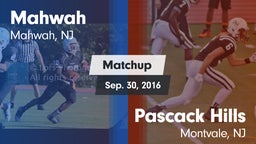 Matchup: Mahwah  vs. Pascack Hills  2016
