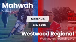Matchup: Mahwah  vs. Westwood Regional  2017