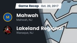 Recap: Mahwah  vs. Lakeland Regional  2017