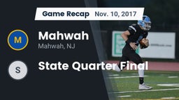 Recap: Mahwah  vs. State Quarter Final 2017