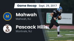 Recap: Mahwah  vs. Pascack Hills  2017