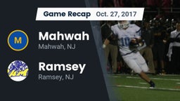 Recap: Mahwah  vs. Ramsey  2017