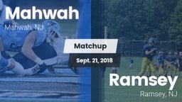 Matchup: Mahwah  vs. Ramsey  2018