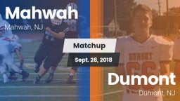 Matchup: Mahwah  vs. Dumont  2018