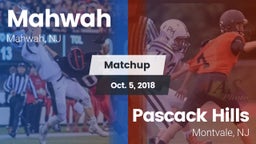 Matchup: Mahwah  vs. Pascack Hills  2018