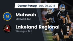Recap: Mahwah  vs. Lakeland Regional  2018