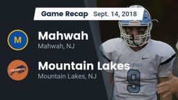 Recap: Mahwah  vs. Mountain Lakes  2018