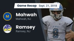 Recap: Mahwah  vs. Ramsey  2018