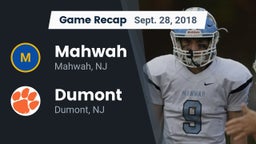 Recap: Mahwah  vs. Dumont  2018