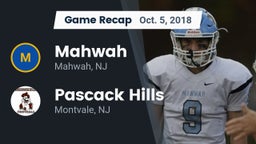 Recap: Mahwah  vs. Pascack Hills  2018