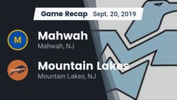 Recap: Mahwah  vs. Mountain Lakes  2019