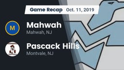 Recap: Mahwah  vs. Pascack Hills  2019