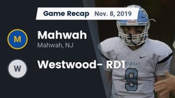Recap: Mahwah  vs. Westwood- RD1 2019