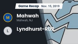 Recap: Mahwah  vs. Lyndhurst-RD2 2019
