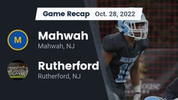 Recap: Mahwah  vs. Rutherford  2022