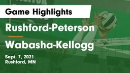 Rushford-Peterson  vs Wabasha-Kellogg  Game Highlights - Sept. 7, 2021