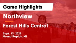 Northview  vs Forest Hills Central  Game Highlights - Sept. 13, 2022