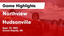 Northview  vs Hudsonville  Game Highlights - Sept. 29, 2022