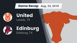 Recap: United  vs. Edinburg  2018