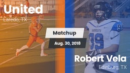 Matchup: United  vs. Robert Vela  2018