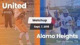 Matchup: United  vs. Alamo Heights  2018