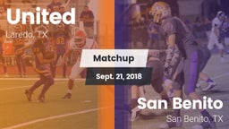 Matchup: United  vs. San Benito  2018