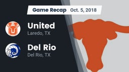 Recap: United  vs. Del Rio  2018