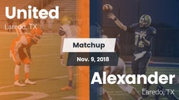 Matchup: United  vs. Alexander  2018