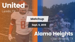 Matchup: United  vs. Alamo Heights  2019