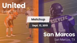Matchup: United  vs. San Marcos  2019