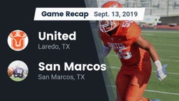 Recap: United  vs. San Marcos  2019