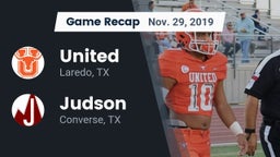 Recap: United  vs. Judson  2019