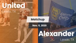 Matchup: United  vs. Alexander  2020