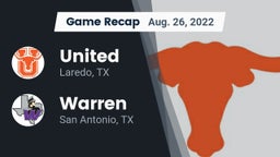 Recap: United  vs. Warren  2022