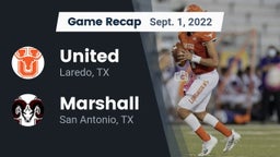 Recap: United  vs. Marshall  2022