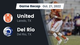 Recap: United  vs. Del Rio  2022