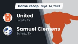 Recap: United  vs. Samuel Clemens  2023