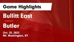Bullitt East  vs Butler  Game Highlights - Oct. 25, 2022