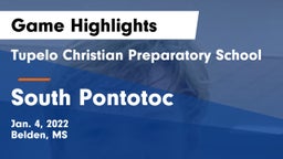 Tupelo Christian Preparatory School vs South Pontotoc  Game Highlights - Jan. 4, 2022