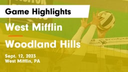 West Mifflin  vs Woodland Hills  Game Highlights - Sept. 12, 2023