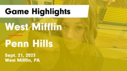 West Mifflin  vs Penn Hills  Game Highlights - Sept. 21, 2023