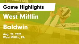 West Mifflin  vs Baldwin  Game Highlights - Aug. 28, 2023