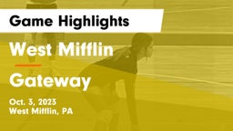 West Mifflin  vs Gateway  Game Highlights - Oct. 3, 2023