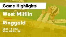 West Mifflin  vs Ringgold  Game Highlights - Sept. 18, 2023