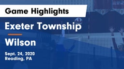 Exeter Township  vs Wilson  Game Highlights - Sept. 24, 2020