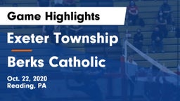 Exeter Township  vs Berks Catholic  Game Highlights - Oct. 22, 2020